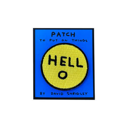 David Shrigley Hello patch